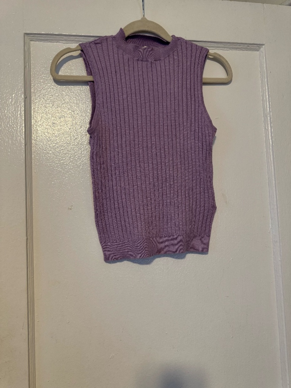 Primark Purple Knit Sleeveless Top